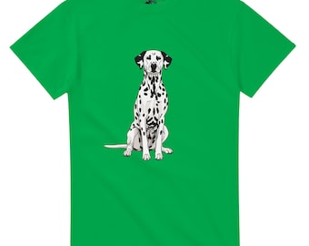 Dalmatian Dog Illustration T-Shirt | Pet Lover Gift