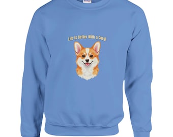 Cute Corgi Sweatshirt | Dog Lover Crewneck