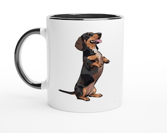 Dachshund Coffee Mug | Funny Standing Wiener Dog Gift