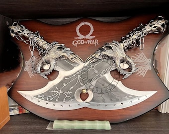 God of War Kratos Blades of Chaos Replica, Stainless Steel Metal Cosplay Gift