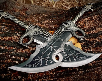 God of War Kratos Blades of Chaos Replica, Stainless Steel Cosplay Prop