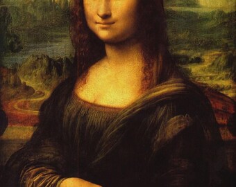 Mona Lisa by Leonardo Da Vinci Wall Art Reproduction Photo Print A4 & A5