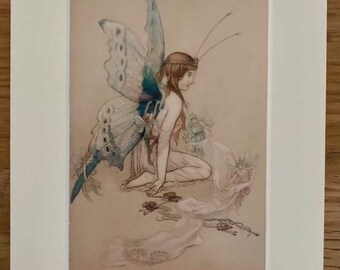 Warwick Goble Fairy Print in a 8x6” Mount from The Water-Babies