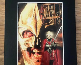 Doctor Who Mounted Art Print – Sontaran Stratagem Scene