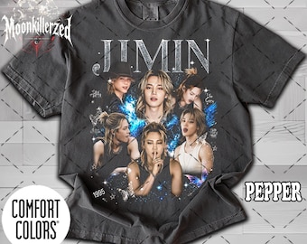 Camiseta Comfort Colors Jimin, camiseta pirata de Kpop, camiseta estampada de Jimin