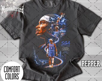 Camiseta Comfort Colors Shai Gilgeous-Alexander, camiseta SGA