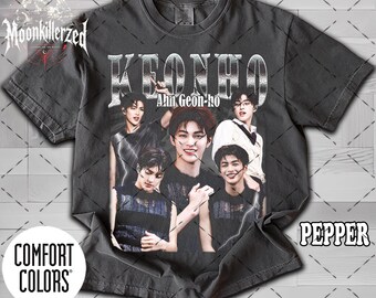 Camiseta Comfort Colors Keonho, camiseta de la banda de K-Pop Cortis