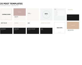 50 Instagram Post & Story Templates