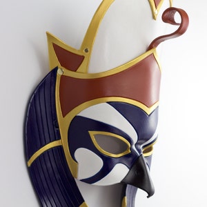 Made to Order: Egyptian God of Pharaohs, Horus Leather Mask image 3