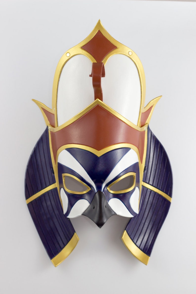 Made to Order: Egyptian God of Pharaohs, Horus Leather Mask image 1