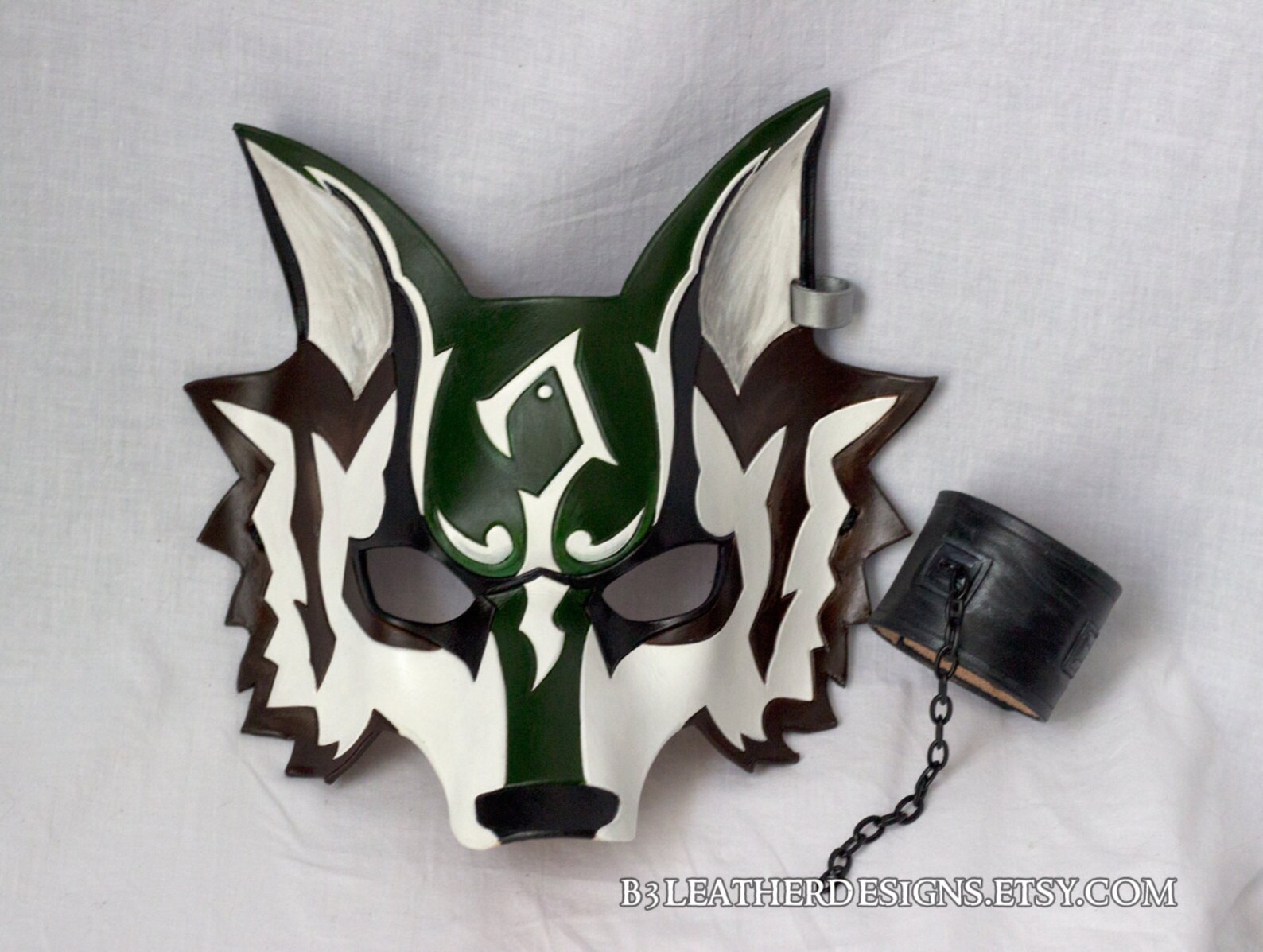 Made to Order Twilight Hero Wolf Leather Mask - Etsy