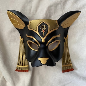 Made to Order - Egyptian Cat Goddess of Music and Dance, Bastet Leather Mask