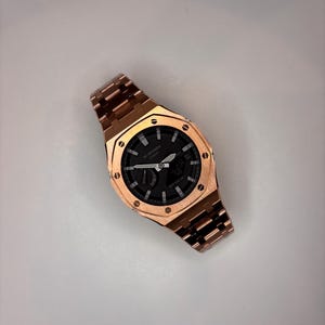 Custom Casio G-Shock GA-2100 CasiOak - Rose Gold Edition - Brand New Men&#39;s Gift