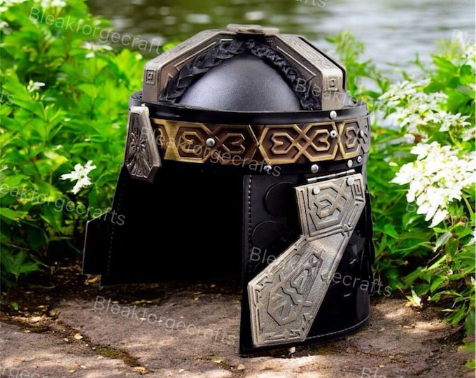 THE GIMLI'S HELMET  Dwarven Helmet Wearable Costume Replica, Historical .