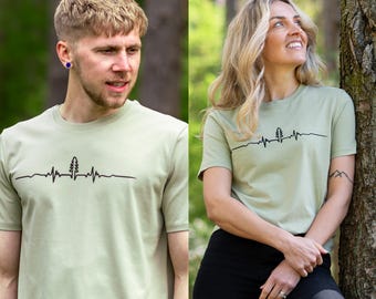TreeCG T-shirt in Light Green - Unisex Sustainable Streetwear - For Tree Forest & Nature Lovers