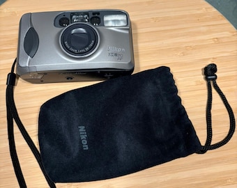 Nikon Zoom 210 AF 35mm Film Camera Tested Working Point and Shoot Vintage Compact Camera