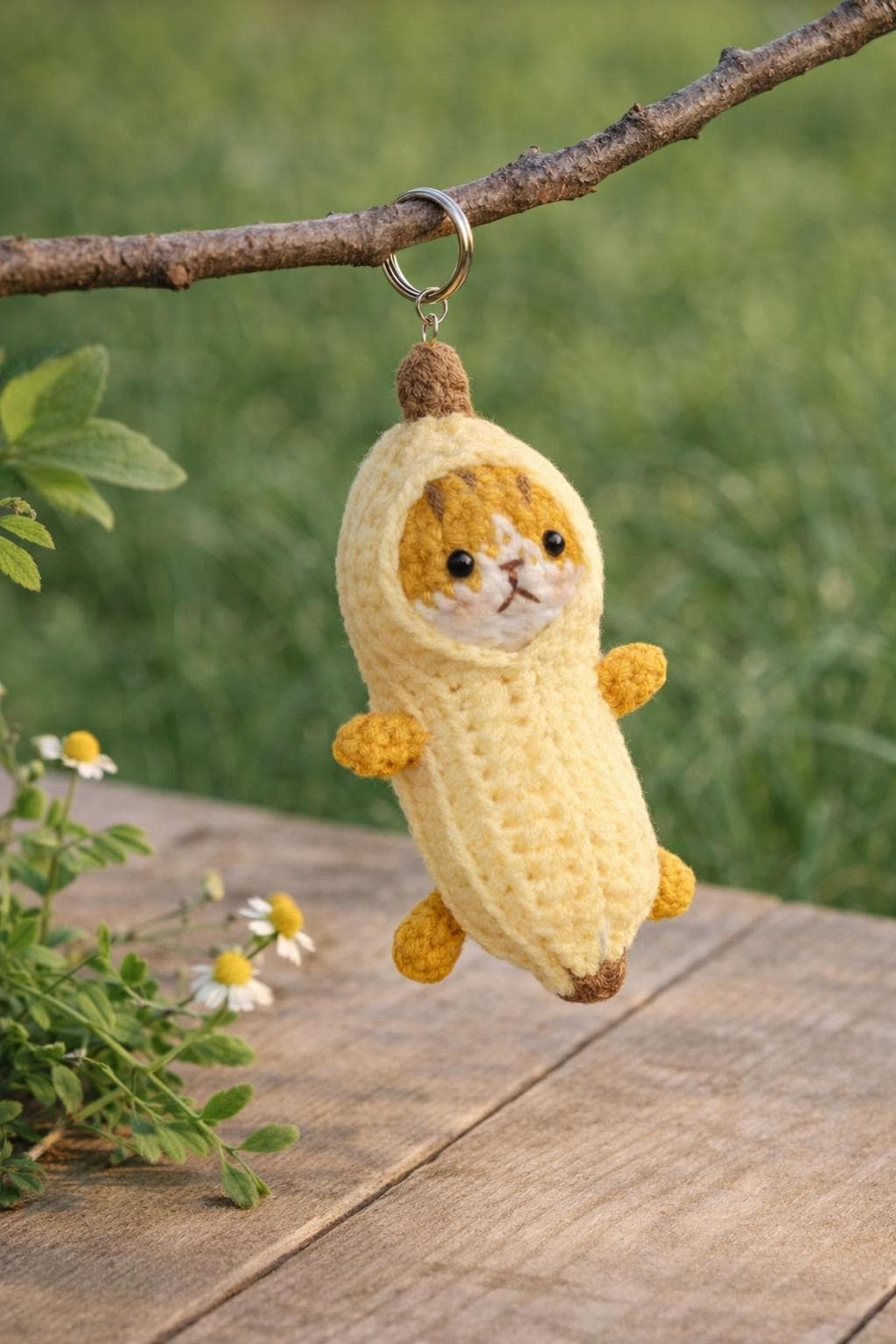 Banana cat keychain - Etsy 日本