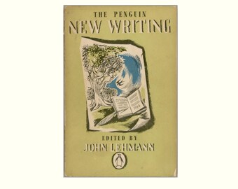 The Penguin New Writing No. 27, 1946, Featuring Edith Sitwell, Louis MacNiece, C. Day Lewis and more Art by Furse, Medley et al Vintage Book