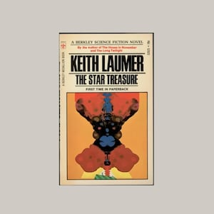 Keith Laumer, The Star Treasure, Richard Powers Cover Art, Science Fiction Novel 1971 1st Paperback Edition Berkley Medallion, Vintage Book