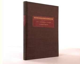 Sir Roger De Coverley Papers by Joseph Addison et al, from The Spectator, Pictures by Gordon Ross, Preface by Thackeray, 1945 Heritage Press