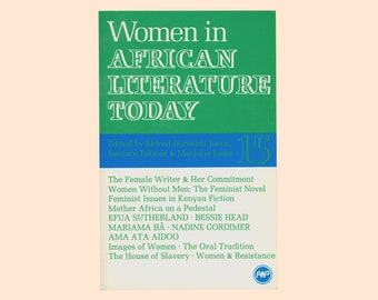 Women in African Literature Today: Feminist Essays, Mother Africa 1987 First Edition Paperback