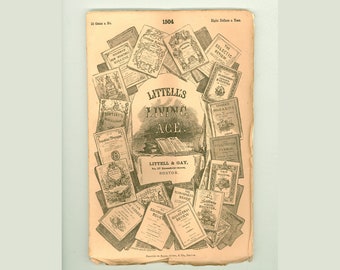 Littell’s Living Age, April 1873. Parisians (Part 2) by Lytton, South Sea Kidnapping & Murder, Medieval Carvings, Clerical View of Mendicity