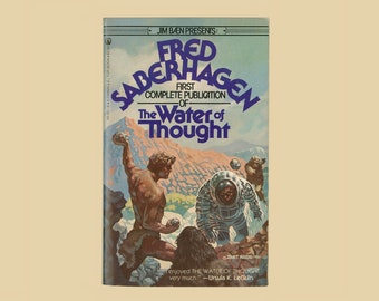 Fred Saberhagen, The Water of Thought, 1st Edition PBO Pinnacle Vintage Paperback. Science Fiction Cover & Illustrations by Janet Aulisio OP
