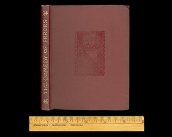 Temple Shakespeare. The Comedy of Errors. Issued by J. M. Dent in 1902,.Edited & with a Preface, Glossary, etc by Israel Gollancz.