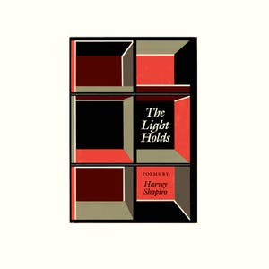 The Light Holds, Poems by Harvey Shapiro, Wesleyan University Press, 1984, American Poet NY Times Book Review Editor, Vintage Poetry Book