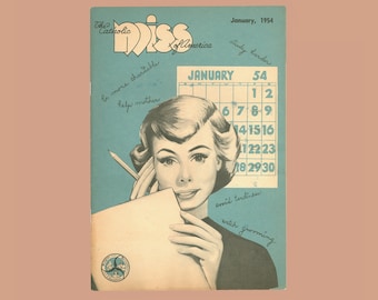 Catholic Miss of America Magazine, January 1954, Pius XII Church Teachings & History, Advice, Fashion, Cartoons, Vintage Girls Periodical