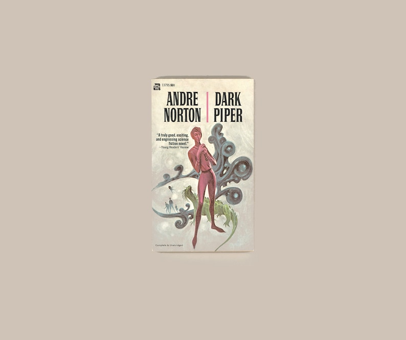 Andre Norton, Dark Piper Vintage Paperback Book Science Fiction S-F Fantasy Cover Art by Jack Gaughan ACE 13795 image 1