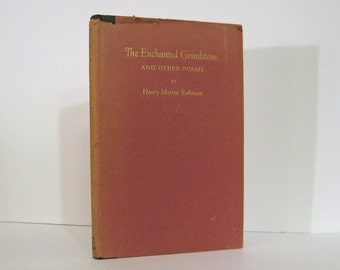 Der verzauberte Schleifstein und andere Gedichte von Henry Morton Robinson. 1952 Erstausgabe veröffentlicht von Simon & Schuster Vintage Hardcover Buch