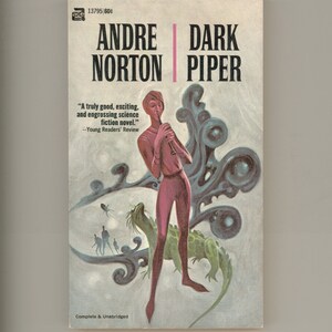 Andre Norton, Dark Piper Vintage Paperback Book Science Fiction S-F Fantasy Cover Art by Jack Gaughan ACE 13795 image 2