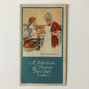Vintage 1920 Rumford Baking Powder Booklet A Selection of Choice Recipes