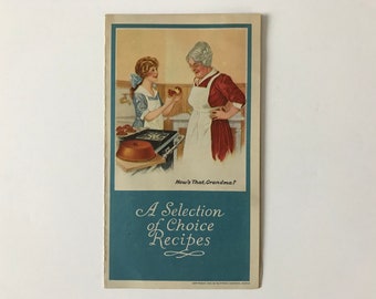 Vintage 1920 Rumford Baking Powder Booklet A Selection of Choice Recipes