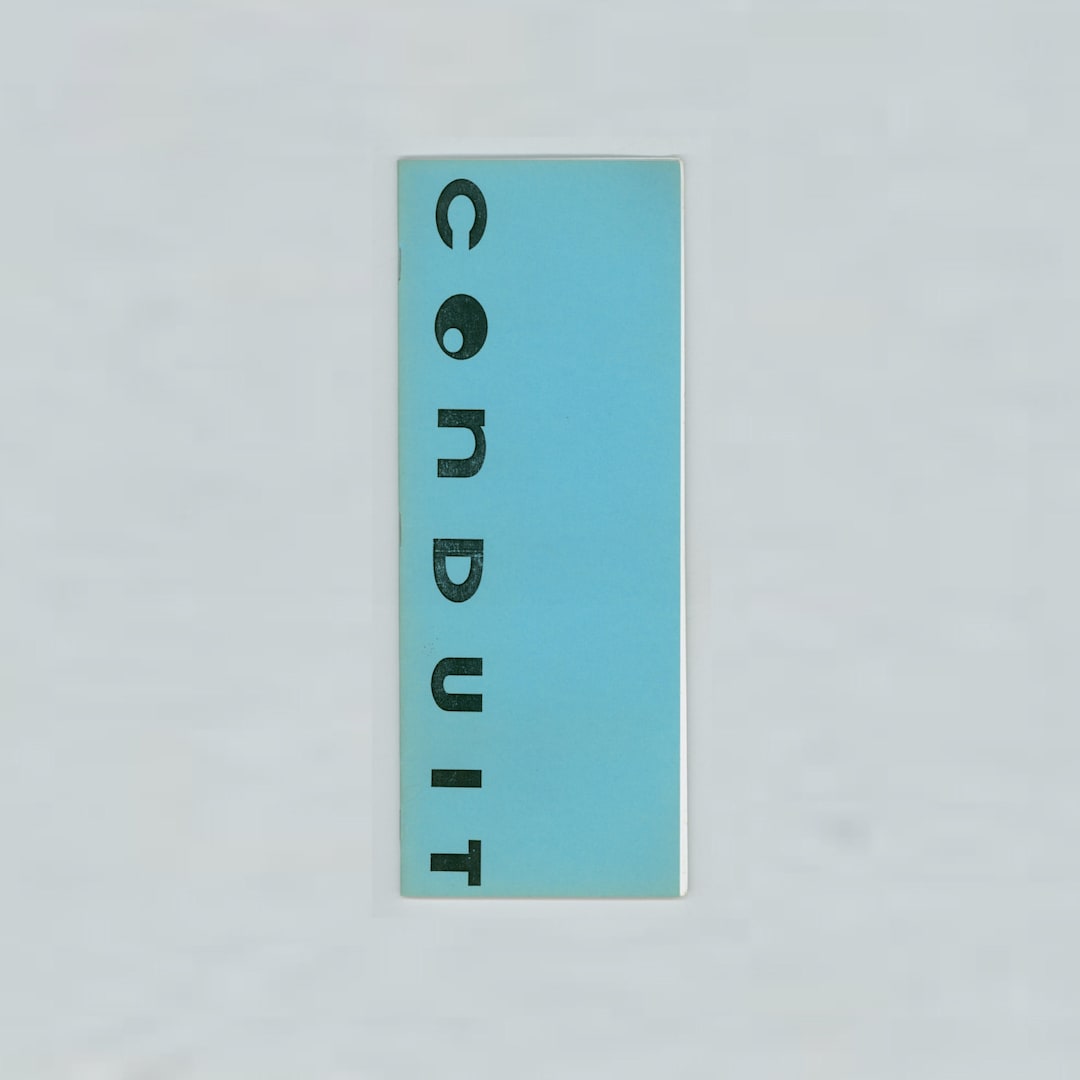 Conduit 1, Rare Premier Magazine Issue Summer 1993, 1st Issue, Volume 1