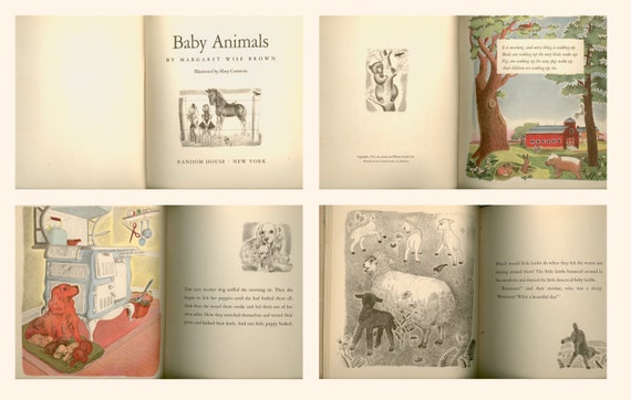 Download Baby Animals A Nostalgic Children S Book By Margaret Wise Etsy