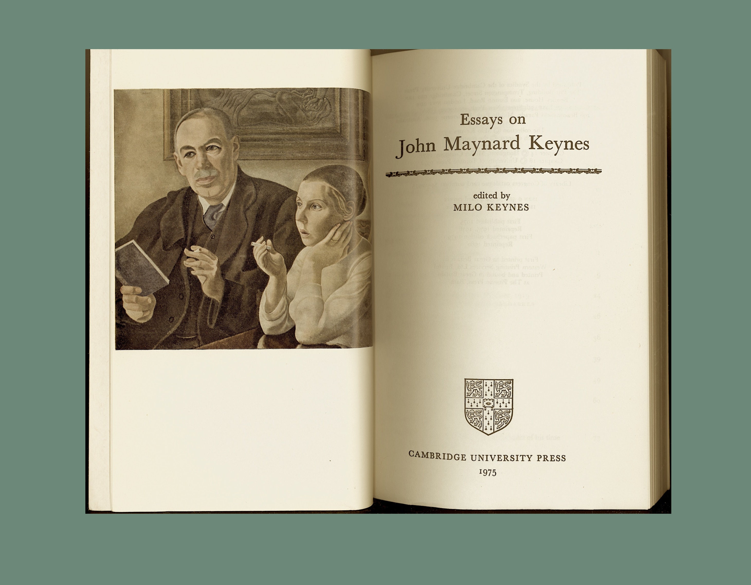 Essays on John Maynard Keynes, Edited by Milo Keynes. 1980