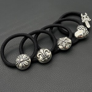 Chrome Hearts Black

hair tie with Silver Floral Charm Chrome Hearts | Accessories | Chrome Hearts Butterfly Hair  main image 2