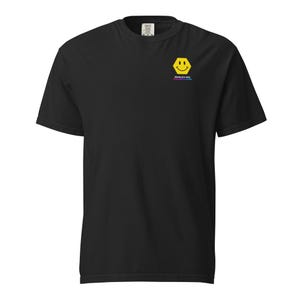SmileX på PulseChain Enkel unisex t-shirt i kraftig vikt