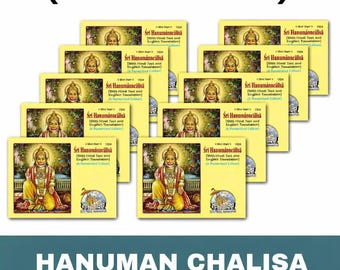 Hanuman Chalisa Book Set: Hindi & English, Gita Press Edition