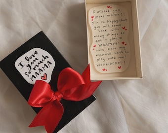 I Love You Mama Handwritten Matchbox – Adorable Gift Box