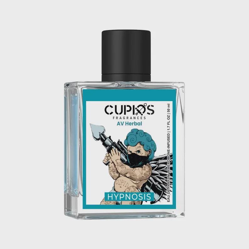 CupidHypnosis Herbal Cologne - Long Lasting Fragrance, Wedding Party Favor (50ml)