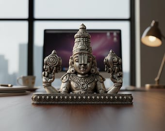 Tirupati Venkateswara Face Idol | Decor for Home Temple, Car & Office