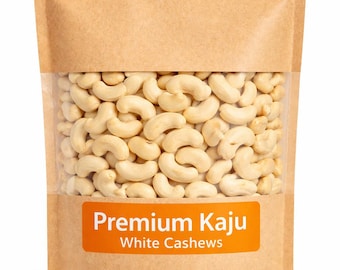 Organic Whole Cashews (Kaju) – Natural Crunchy Buttery Snack 100g