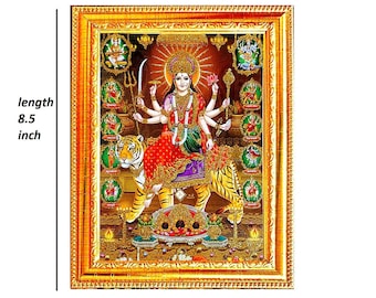 Maa Durga Shakti Combo: Navratri Pooja Kit with 31 Items (8.5x5.5 inch)
