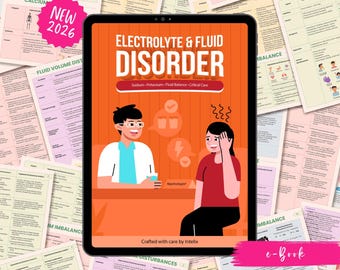 Electrolyte Fluid Disorders Notes Sodium Potassium Calcium Magnesium Imbalance NCLEX Study Guide