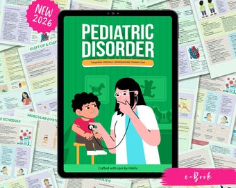 Pediatrics Disorders Complete Bundle | Nursing School | Pediatric Notes, NCLEX Guide, Milestones, Diseases