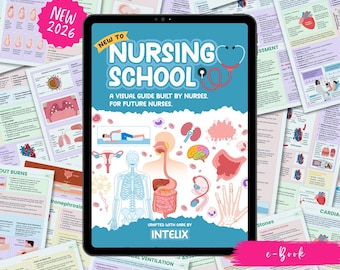 Ultimate Nursing School Notes | Pharmacology, Anatomy, Med Surg, Pediatrics (Digital Download)