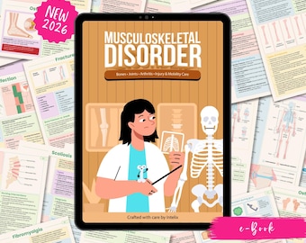 Musculoskeletal Disorders Nursing Notes PDF NCLEX Nursing School Study Guide Osteoporosis Gout Fibromyalgia Fractures